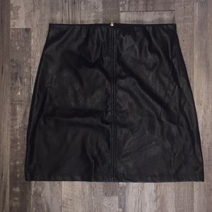Leather skirt